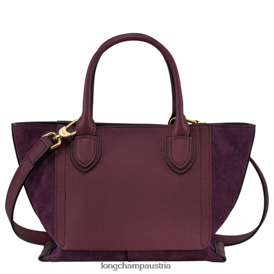 Taschen bei Longchamp Frauen Briefkasten-Handtasche Burgund 2008BJ159