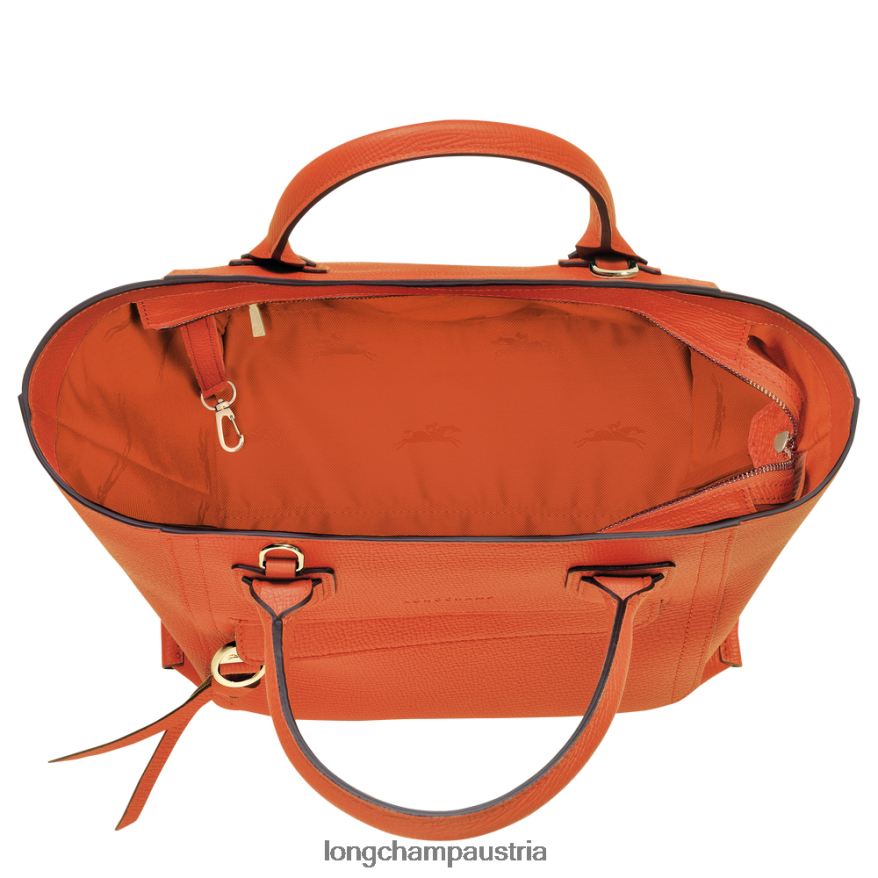 Taschen bei Longchamp Frauen Briefkasten-Handtasche Karotte 2008BJ170