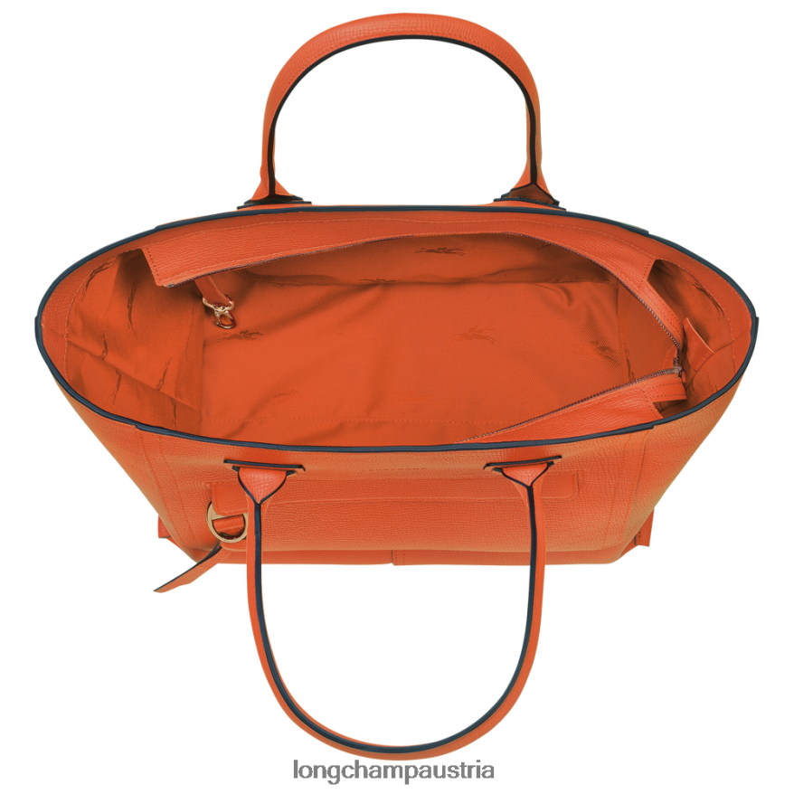 Taschen bei Longchamp Frauen Briefkasten-Handtasche Karotte 2008BJ174