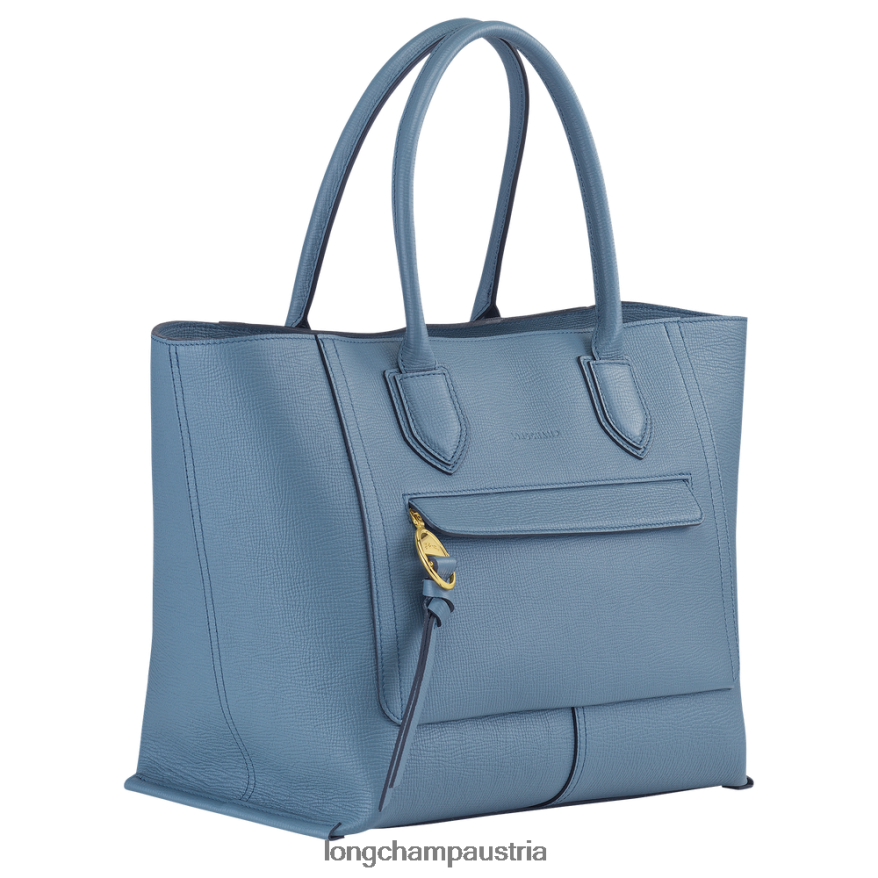 Taschen bei Longchamp Frauen Briefkasten-Handtasche Schiefer 2008BJ173