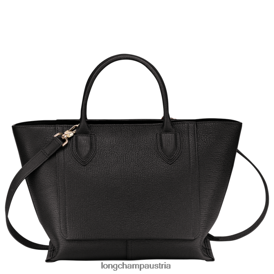 Taschen bei Longchamp Frauen Briefkasten-Handtasche Schwarz 2008BJ167