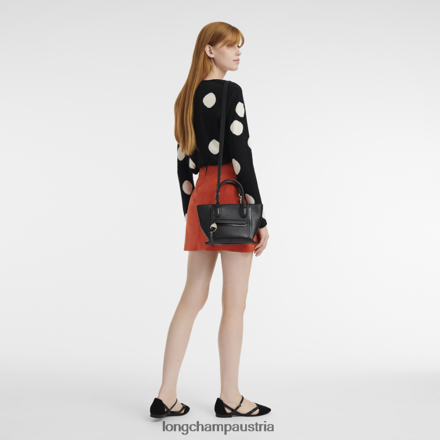 Taschen bei Longchamp Frauen Briefkasten-Handtasche Schwarz 2008BJ175