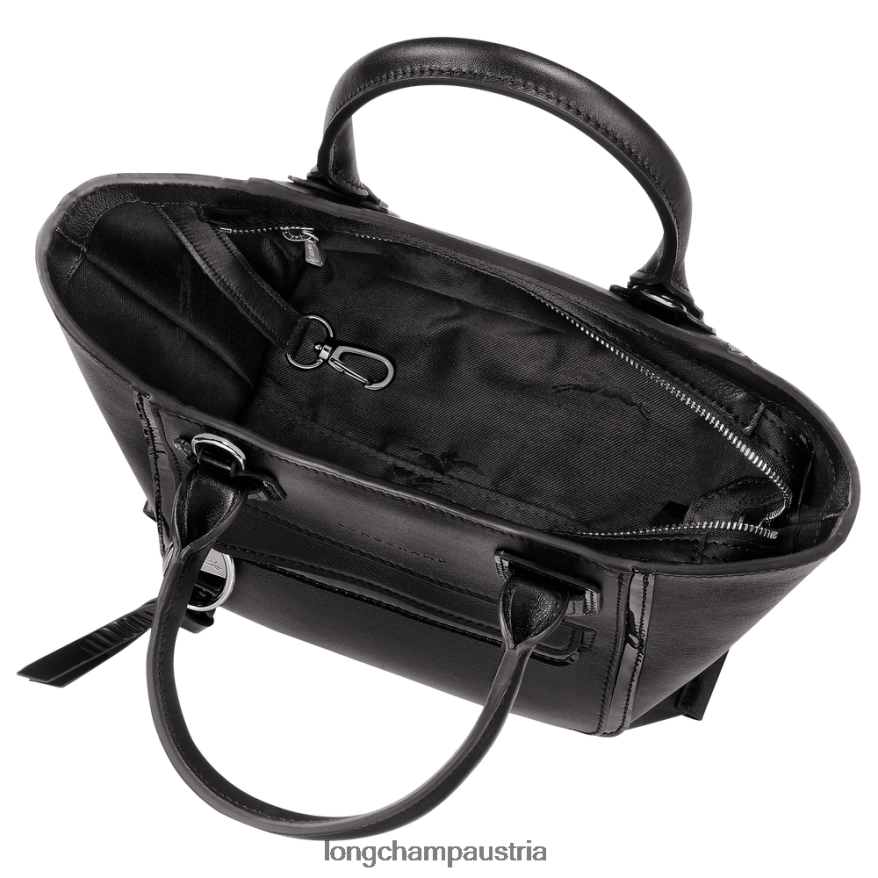 Taschen bei Longchamp Frauen Briefkasten-Handtasche Schwarz 2008BJ175