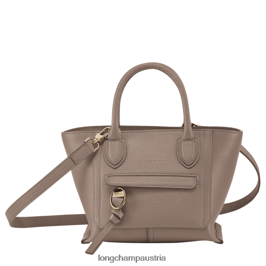 Taschen bei Longchamp Frauen Briefkasten-Handtasche Taupe 2008BJ164