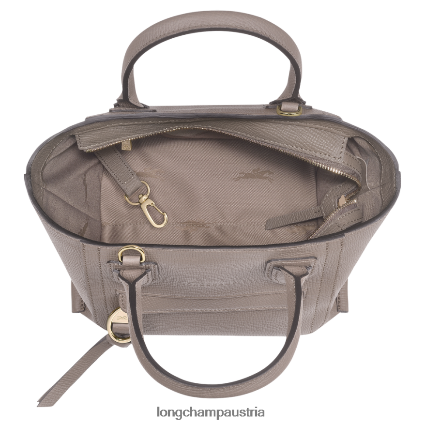 Taschen bei Longchamp Frauen Briefkasten-Handtasche Taupe 2008BJ164