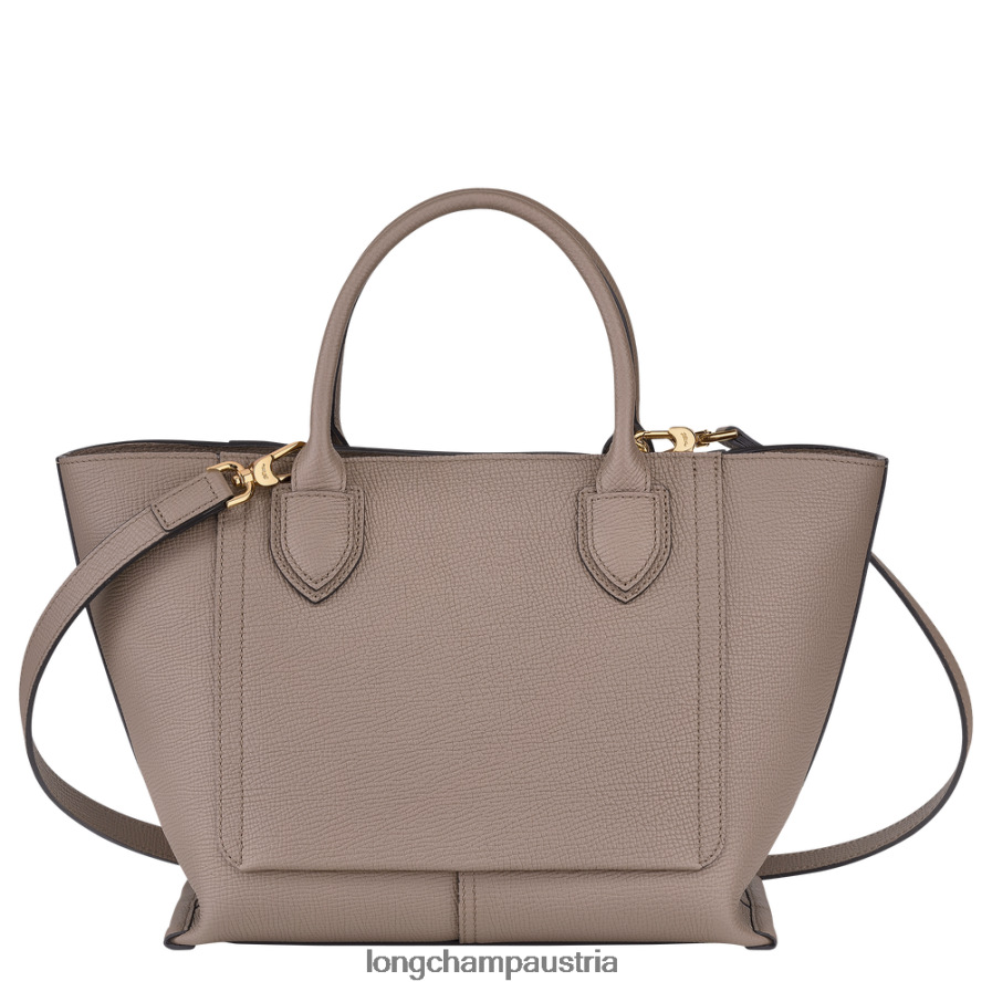 Taschen bei Longchamp Frauen Briefkasten-Handtasche Taupe 2008BJ168