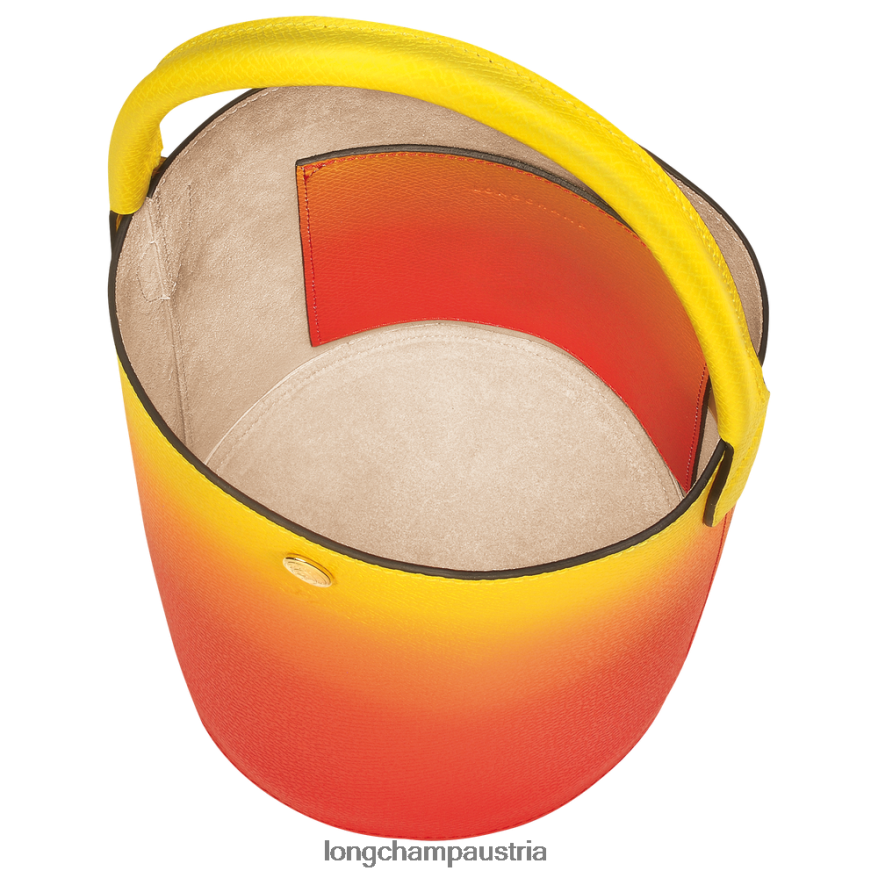 Taschen bei Longchamp Frauen Epure Beuteltasche Gelb Orange 2008BJ133
