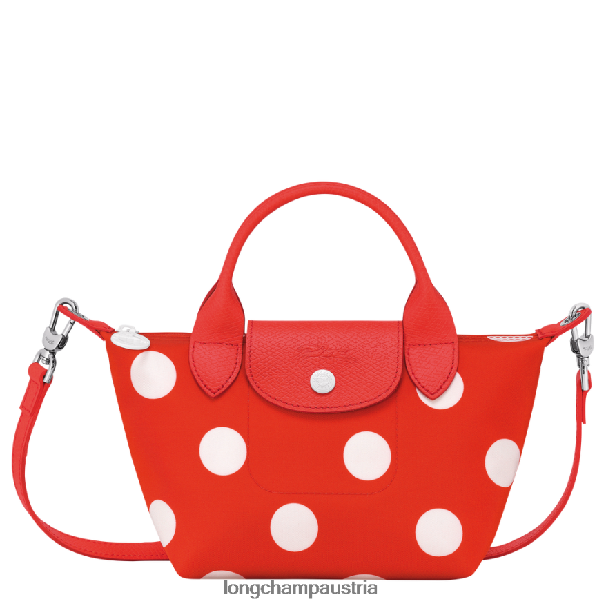 Taschen bei Longchamp Frauen Handtasche aus der Le Plage-Kollektion orange 2008BJ82