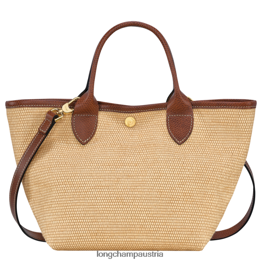 Taschen bei Longchamp Frauen Le Panier Plage Korbtasche braun 2008BJ64