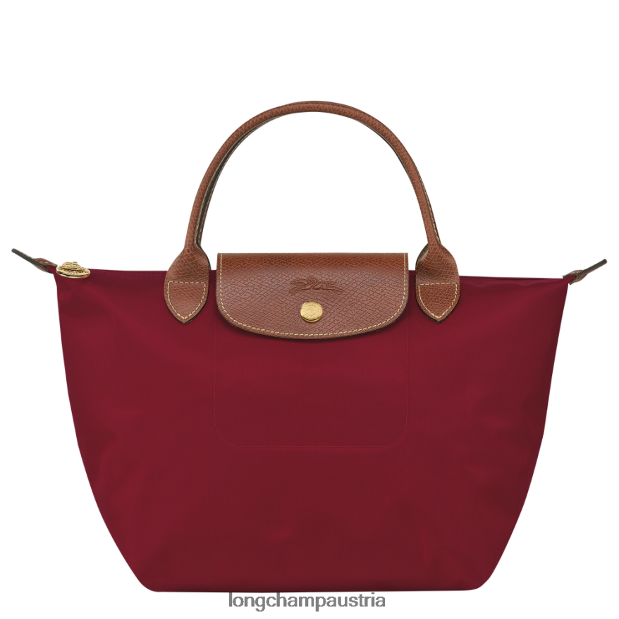 Taschen bei Longchamp Frauen Le Plage Original-Handtasche Rot 2008BJ199
