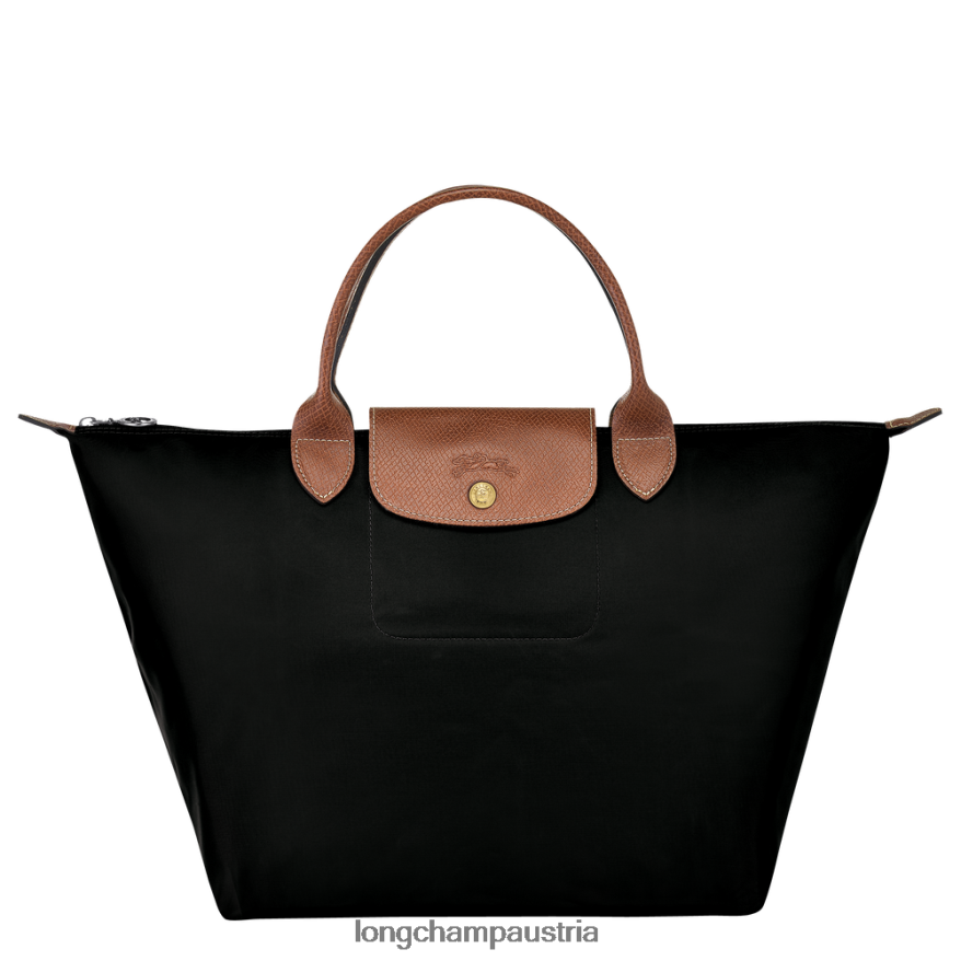 Taschen bei Longchamp Frauen Le Plage Original-Handtasche Schwarz 2008BJ204