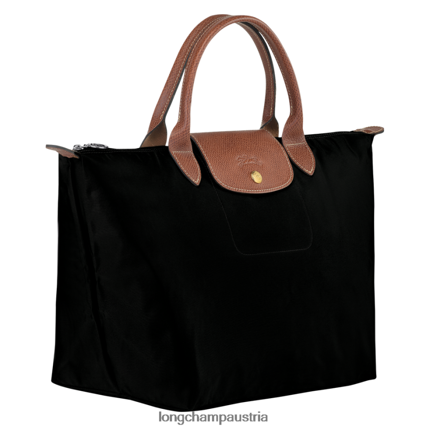 Taschen bei Longchamp Frauen Le Plage Original-Handtasche Schwarz 2008BJ204