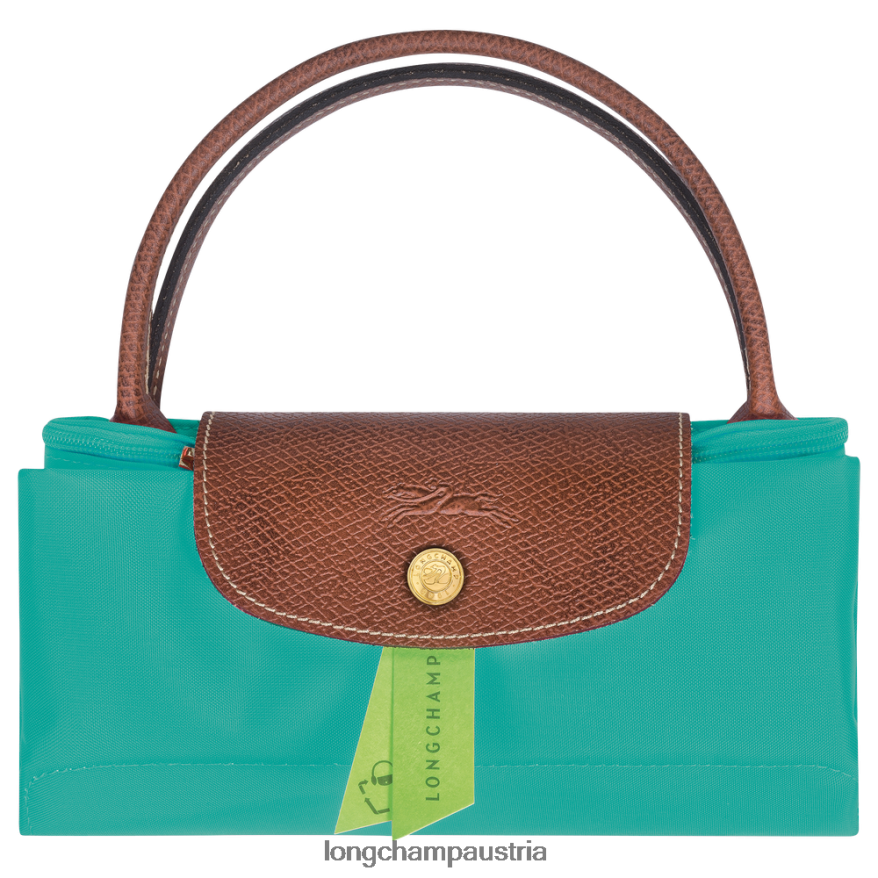 Taschen bei Longchamp Frauen Le Plage Original-Handtasche Türkis 2008BJ201