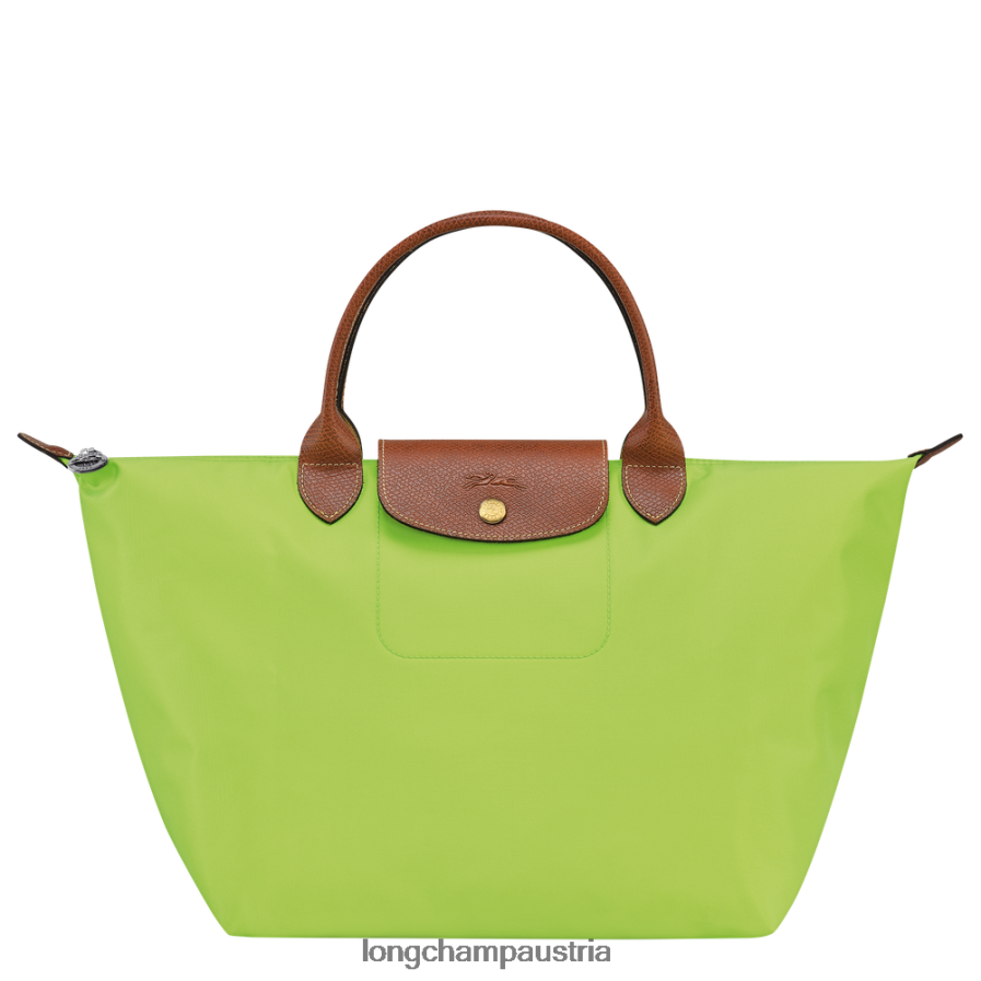 Taschen bei Longchamp Frauen Le Plage Original-Handtasche grünes Licht 2008BJ205