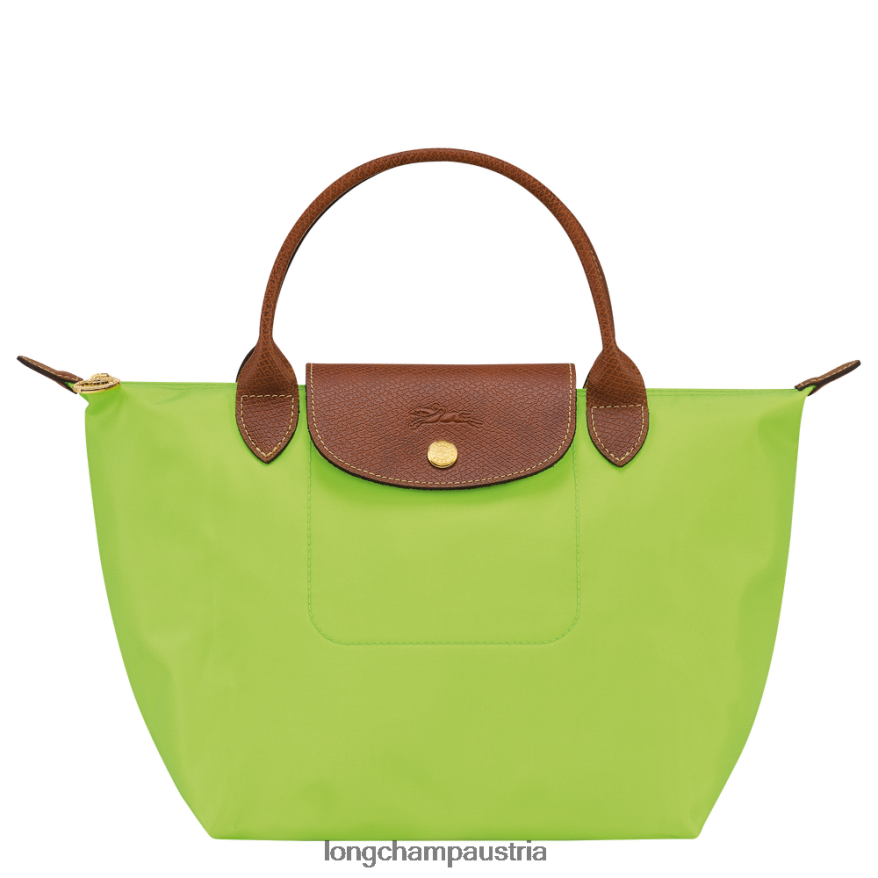 Taschen bei Longchamp Frauen Le Plage Original-Handtasche grünes Licht 2008BJ33