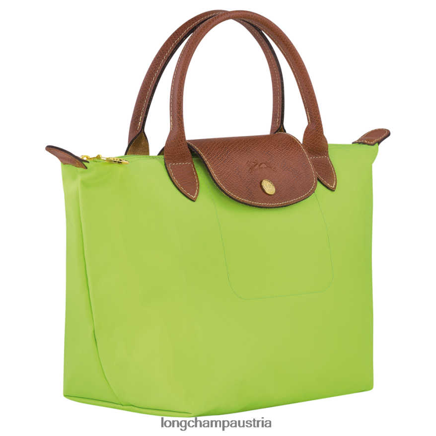 Taschen bei Longchamp Frauen Le Plage Original-Handtasche grünes Licht 2008BJ33