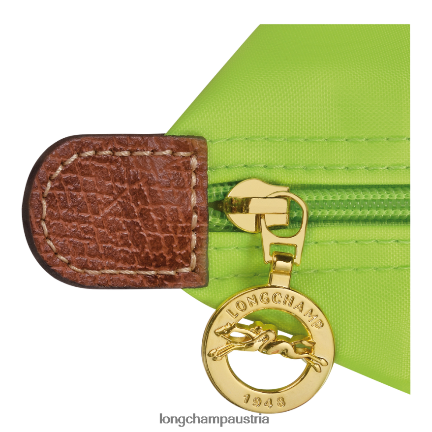 Taschen bei Longchamp Frauen Le Plage Original-Handtasche grünes Licht 2008BJ33