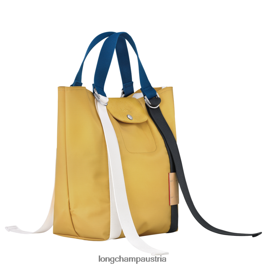 Taschen bei Longchamp Frauen Le Plage Re-Play-Einkaufstasche Mais 2008BJ51