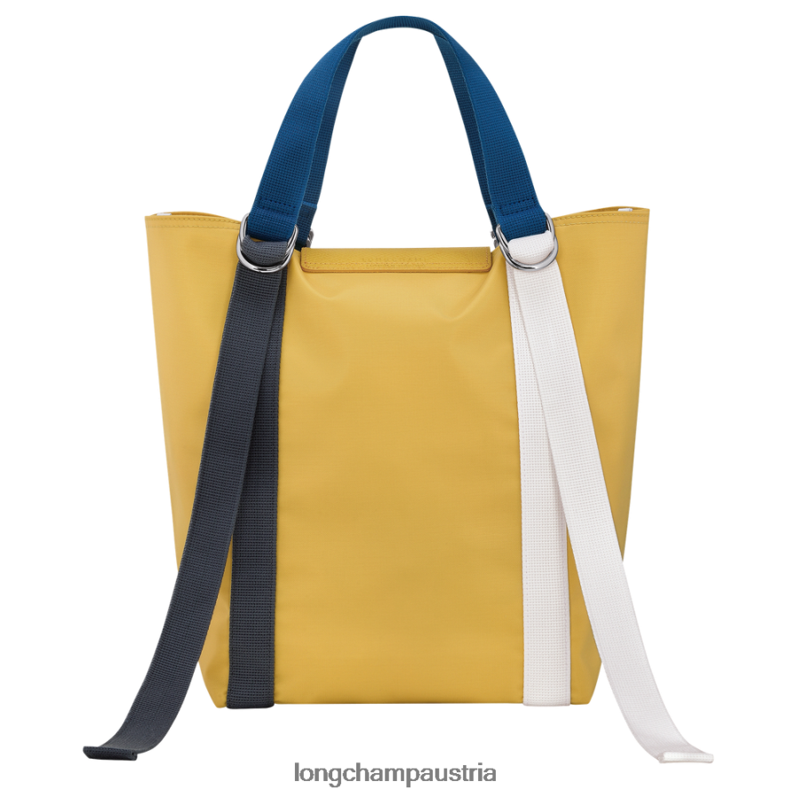 Taschen bei Longchamp Frauen Le Plage Re-Play-Einkaufstasche Mais 2008BJ51