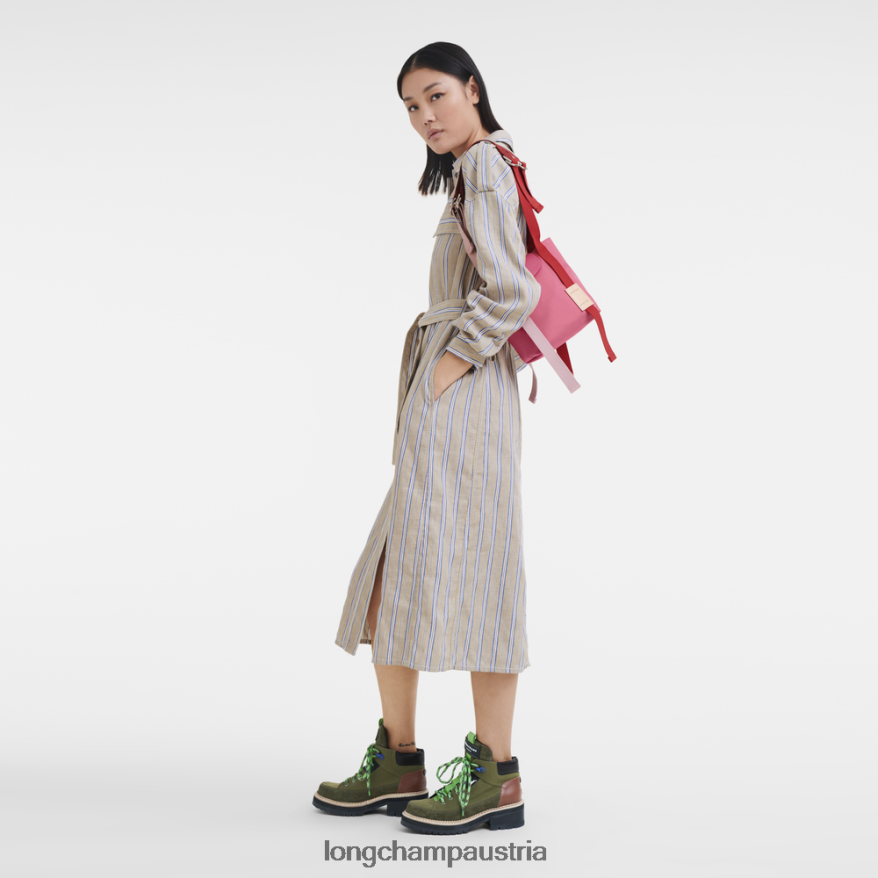 Taschen bei Longchamp Frauen Le Plage Re-Play Handtasche Fuchsie 2008BJ45