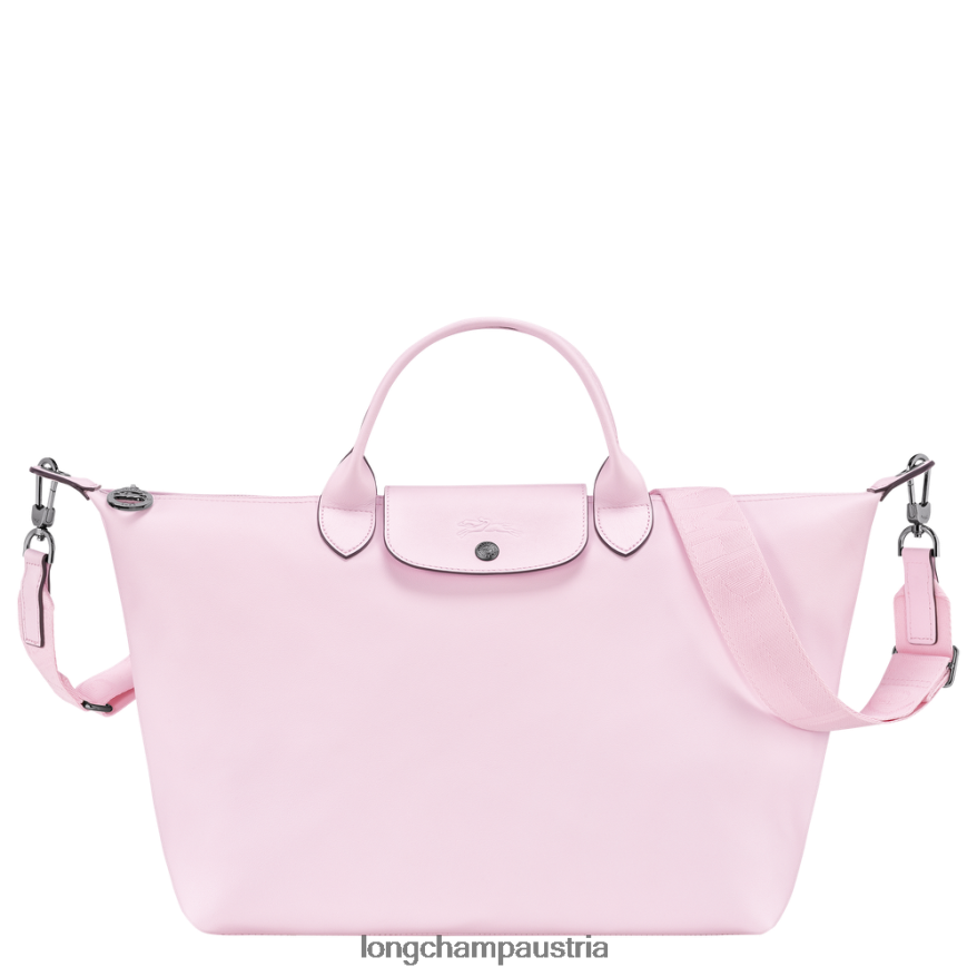 Taschen bei Longchamp Frauen Le Plage Xtra Handtasche Blütenblatt rosa 2008BJ143