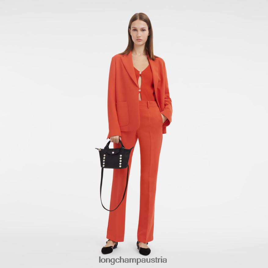 Taschen bei Longchamp Frauen Le Plage Xtra Handtasche Schwarz 2008BJ157