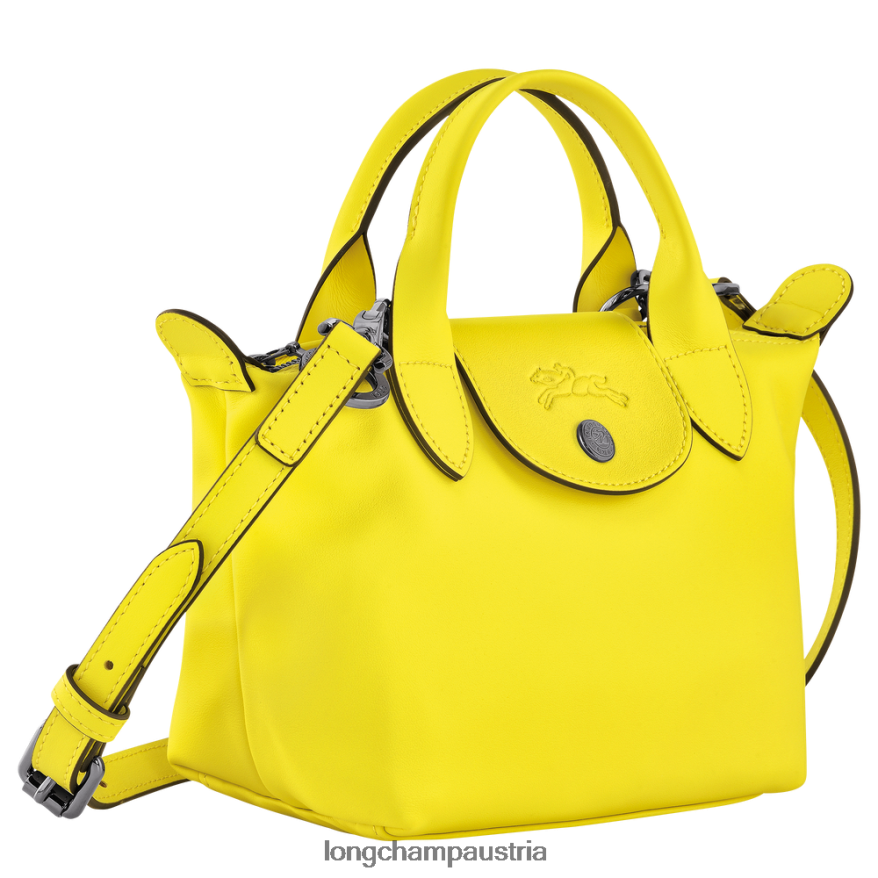 Taschen bei Longchamp Frauen Le Plage Xtra Handtasche Zitrone 2008BJ146