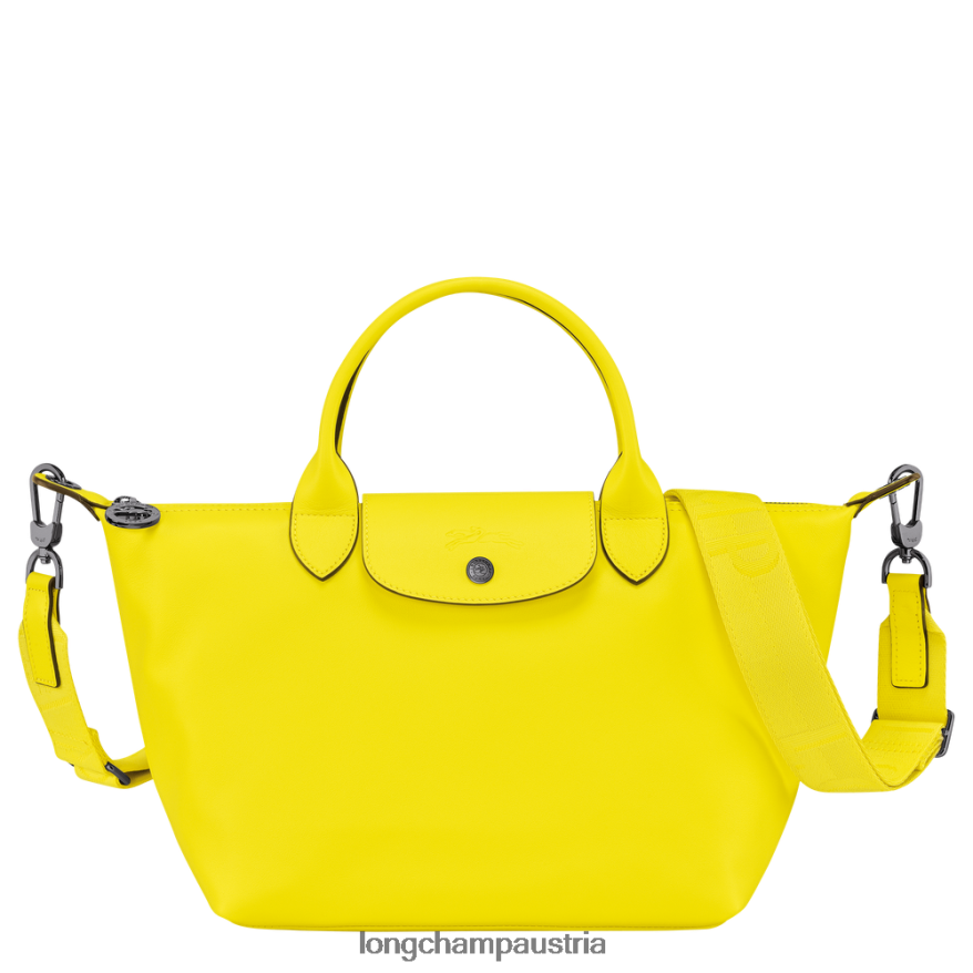 Taschen bei Longchamp Frauen Le Plage Xtra Handtasche Zitrone 2008BJ152