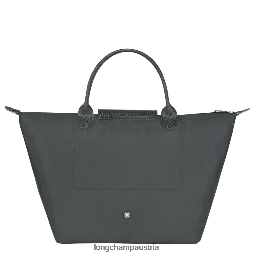 Taschen bei Longchamp Frauen Le Plage grüne Handtasche Graphit 2008BJ194