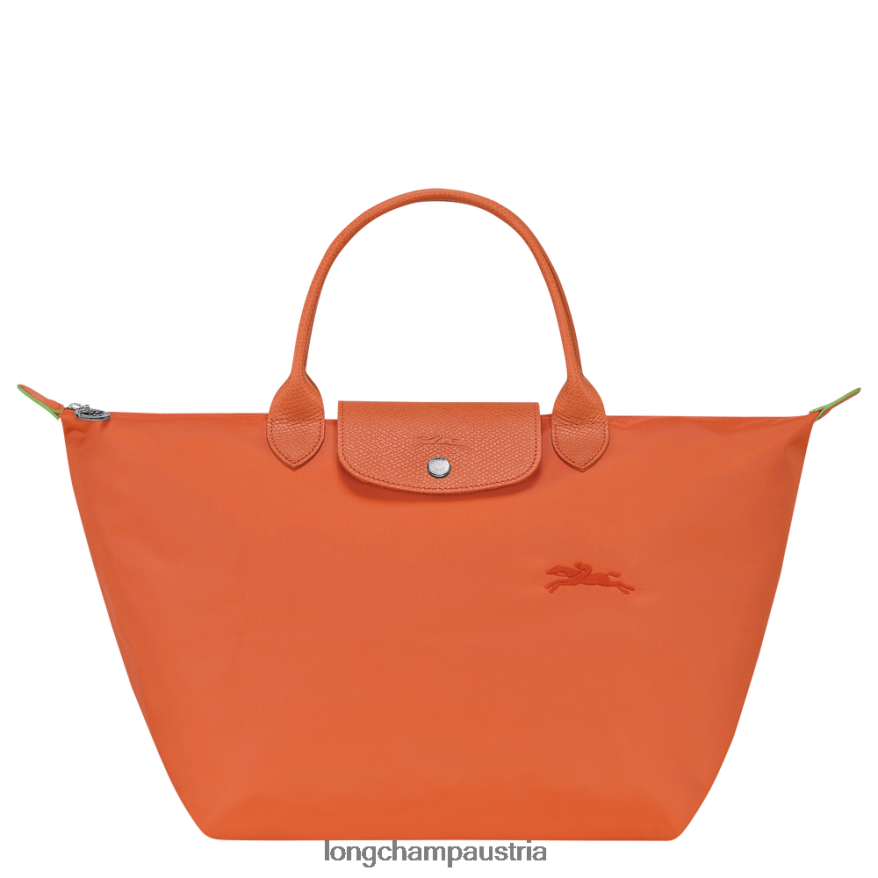 Taschen bei Longchamp Frauen Le Plage grüne Handtasche Karotte 2008BJ196