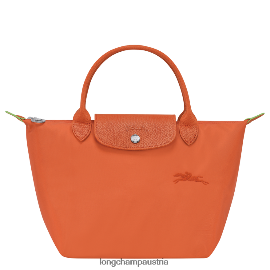 Taschen bei Longchamp Frauen Le Plage grüne Handtasche Karotte 2008BJ41