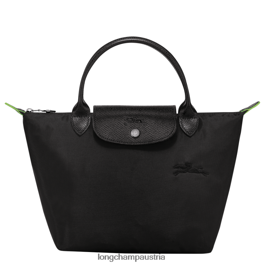 Taschen bei Longchamp Frauen Le Plage grüne Handtasche Schwarz 2008BJ186