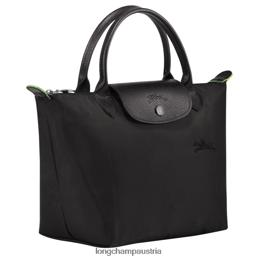 Taschen bei Longchamp Frauen Le Plage grüne Handtasche Schwarz 2008BJ186