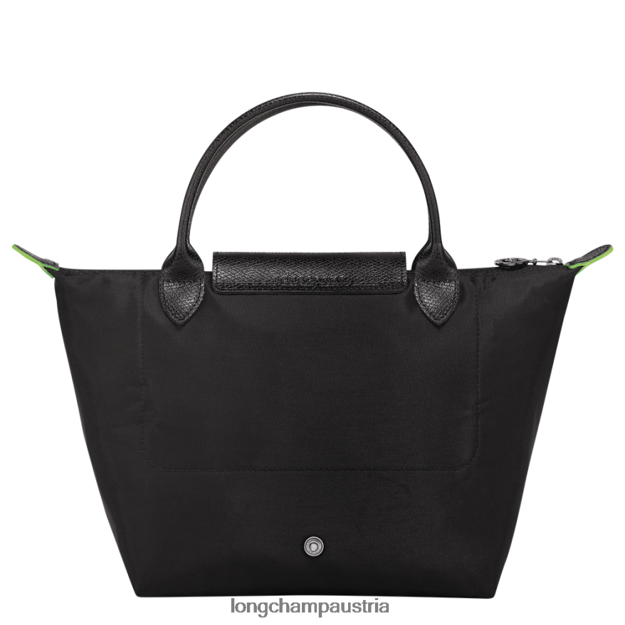 Taschen bei Longchamp Frauen Le Plage grüne Handtasche Schwarz 2008BJ186