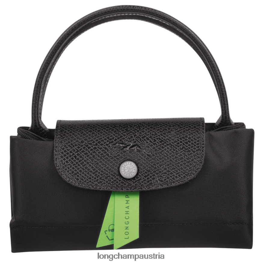 Taschen bei Longchamp Frauen Le Plage grüne Handtasche Schwarz 2008BJ186
