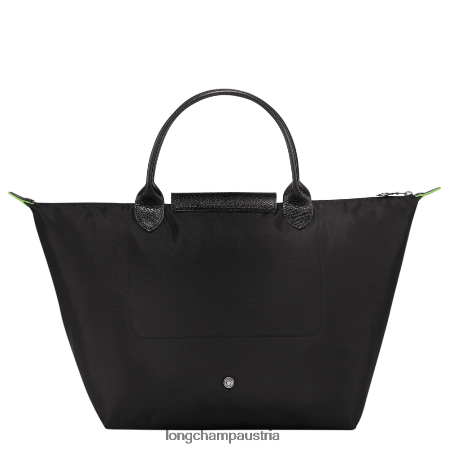 Taschen bei Longchamp Frauen Le Plage grüne Handtasche Schwarz 2008BJ192