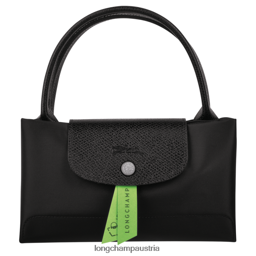 Taschen bei Longchamp Frauen Le Plage grüne Handtasche Schwarz 2008BJ192