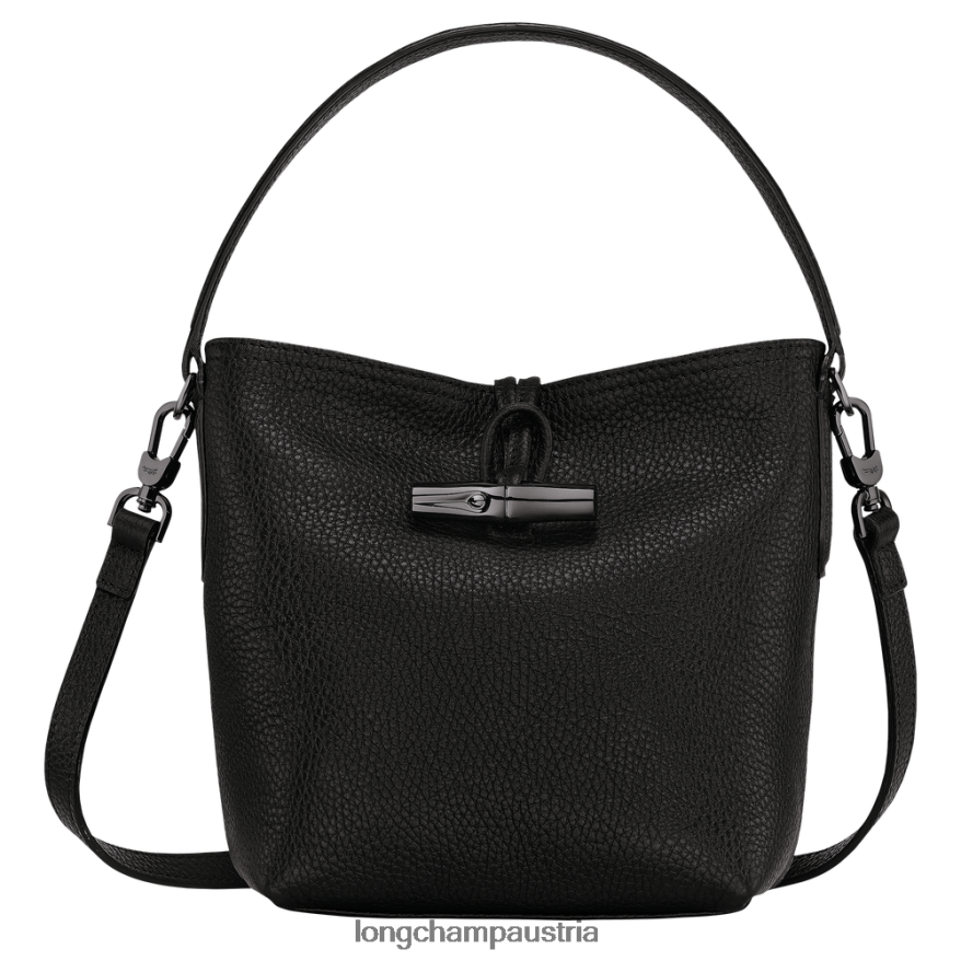 Taschen bei Longchamp Frauen Roseau Essential Beuteltasche Schwarz 2008BJ92