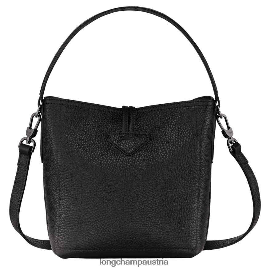 Taschen bei Longchamp Frauen Roseau Essential Beuteltasche Schwarz 2008BJ92