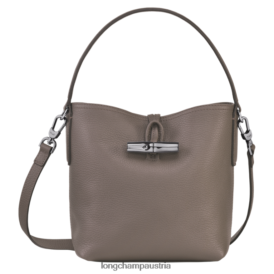 Taschen bei Longchamp Frauen Roseau Essential Beuteltasche grau 2008BJ94