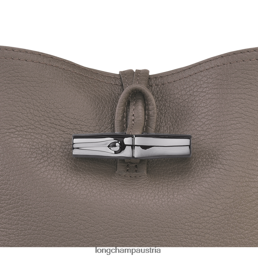 Taschen bei Longchamp Frauen Roseau Essential Beuteltasche grau 2008BJ94
