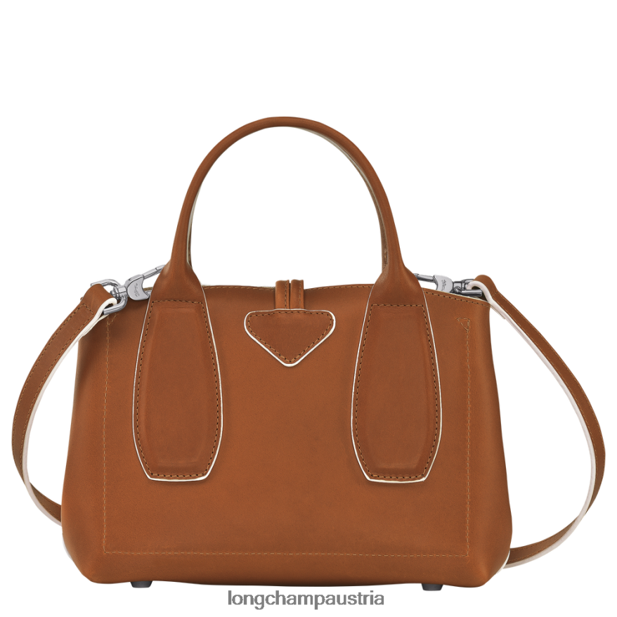 Taschen bei Longchamp Frauen Roseau-Handtasche Cognac 2008BJ122