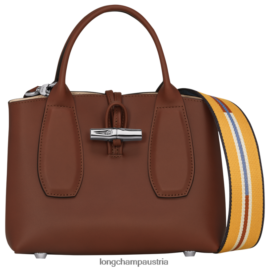 Taschen bei Longchamp Frauen Roseau-Handtasche Ebenholz 2008BJ100