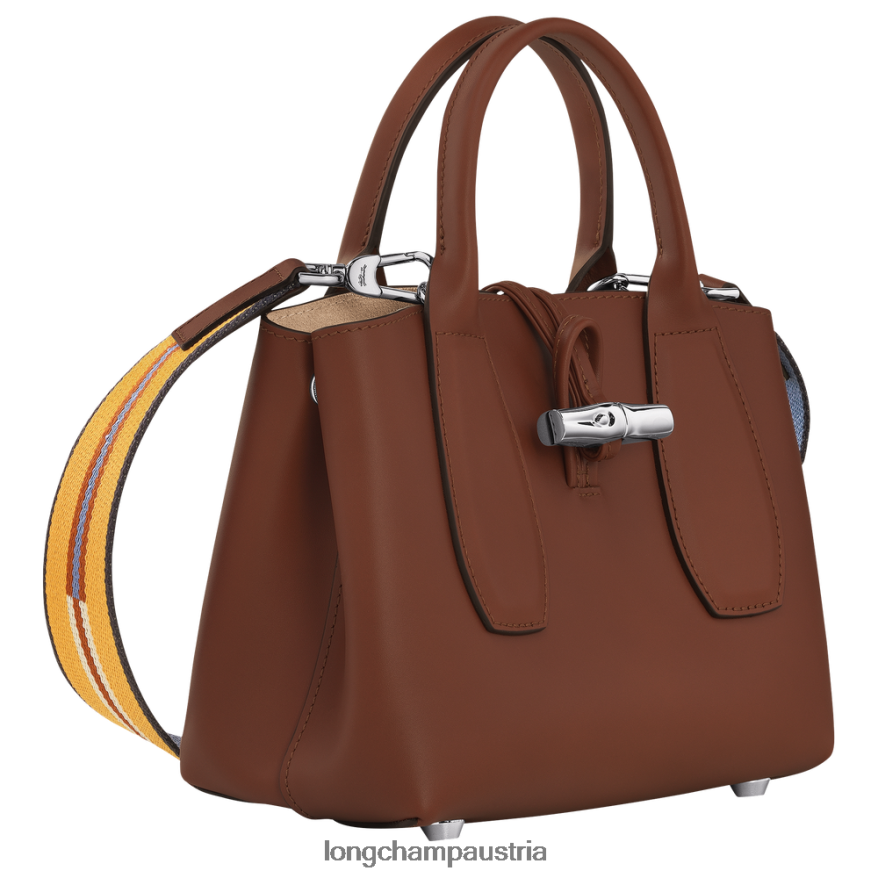 Taschen bei Longchamp Frauen Roseau-Handtasche Ebenholz 2008BJ100