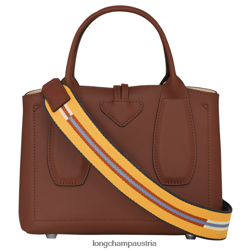 Taschen bei Longchamp Frauen Roseau-Handtasche Ebenholz 2008BJ100