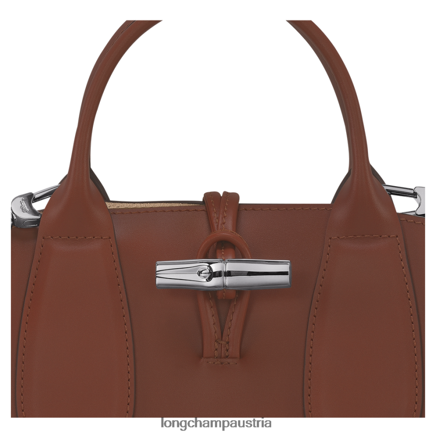 Taschen bei Longchamp Frauen Roseau-Handtasche Ebenholz 2008BJ100