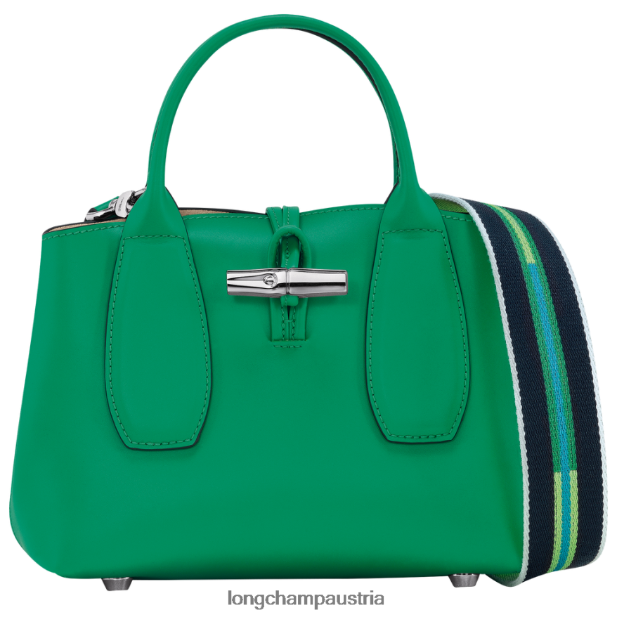Taschen bei Longchamp Frauen Roseau-Handtasche Gras/grünes Licht 2008BJ101