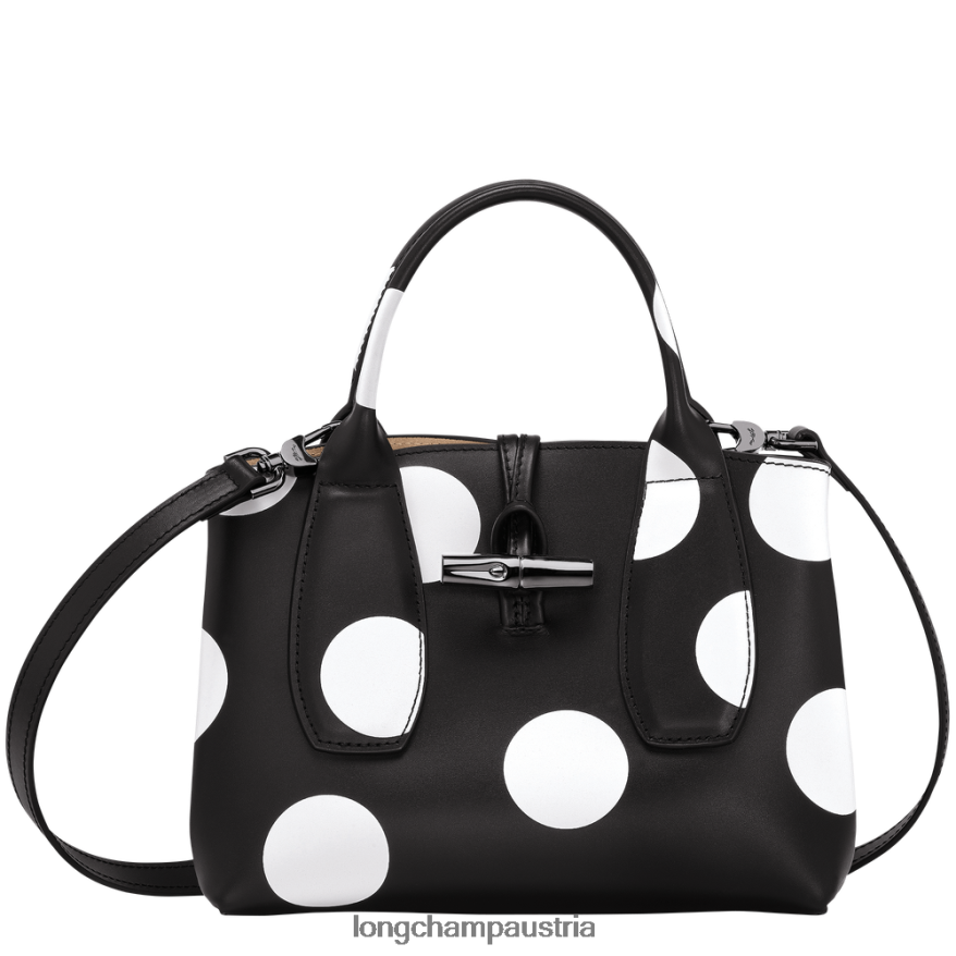 Taschen bei Longchamp Frauen Roseau-Handtasche Schwarz 2008BJ123