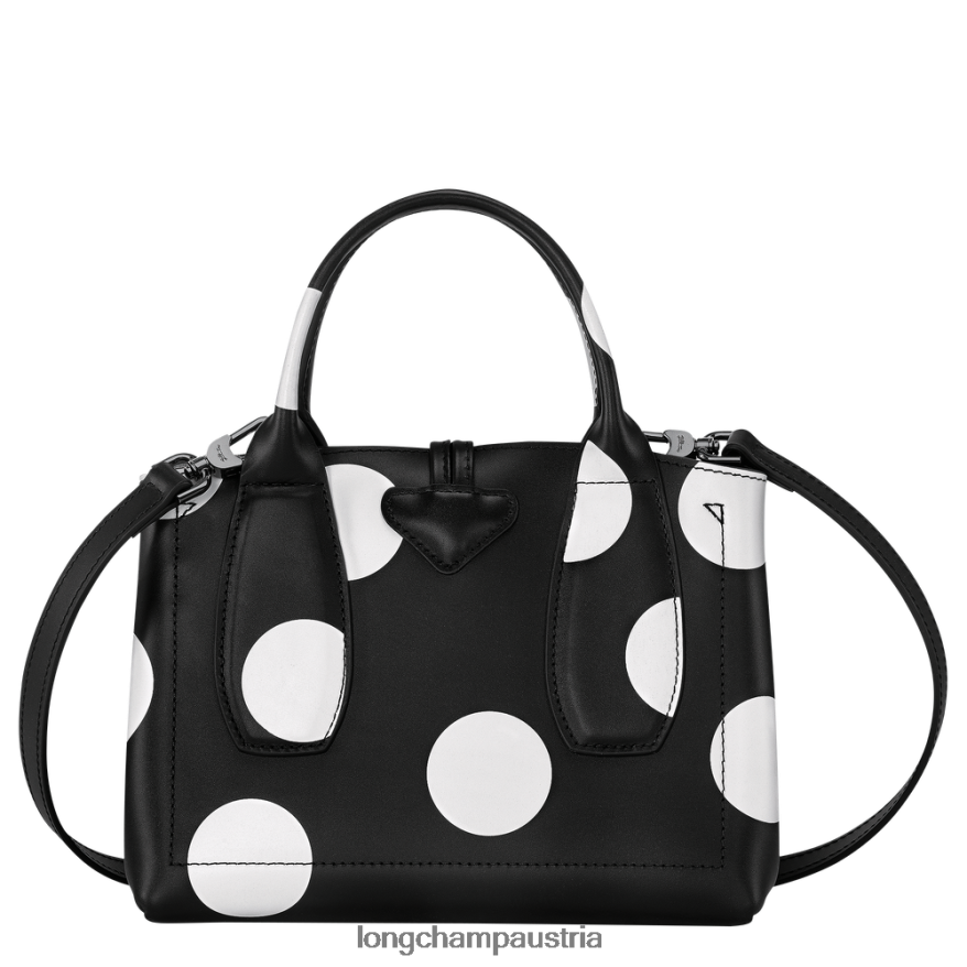 Taschen bei Longchamp Frauen Roseau-Handtasche Schwarz 2008BJ123