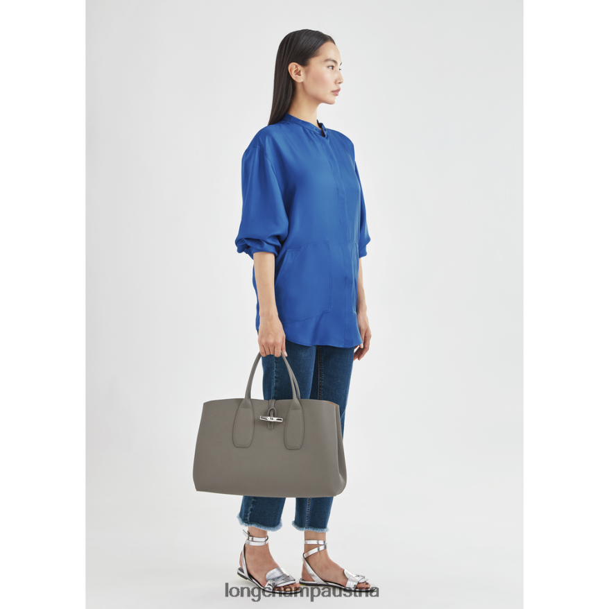 Taschen bei Longchamp Frauen Roseau-Handtasche Turteltaube 2008BJ111